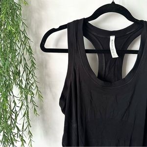 Athleta Momentum Black Racerback Tank  Size XL NWT